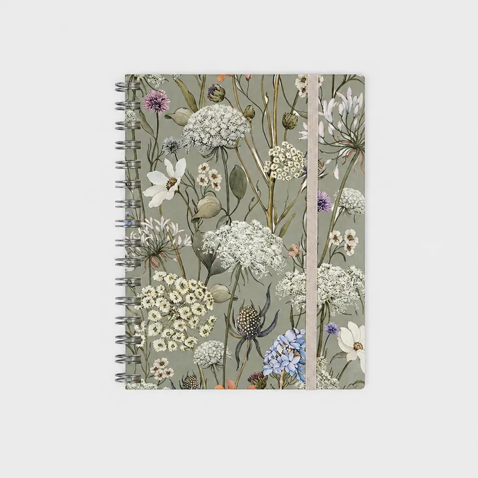 Libreta Wyro A5 Tapa Blanda Hojas Cuadrícula - Botanic Wild