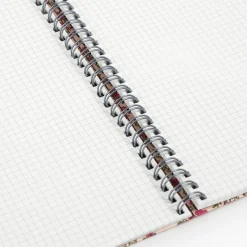 Libreta Wyro A5 Tapa Blanda Hojas Cuadrícula - Floral Roses