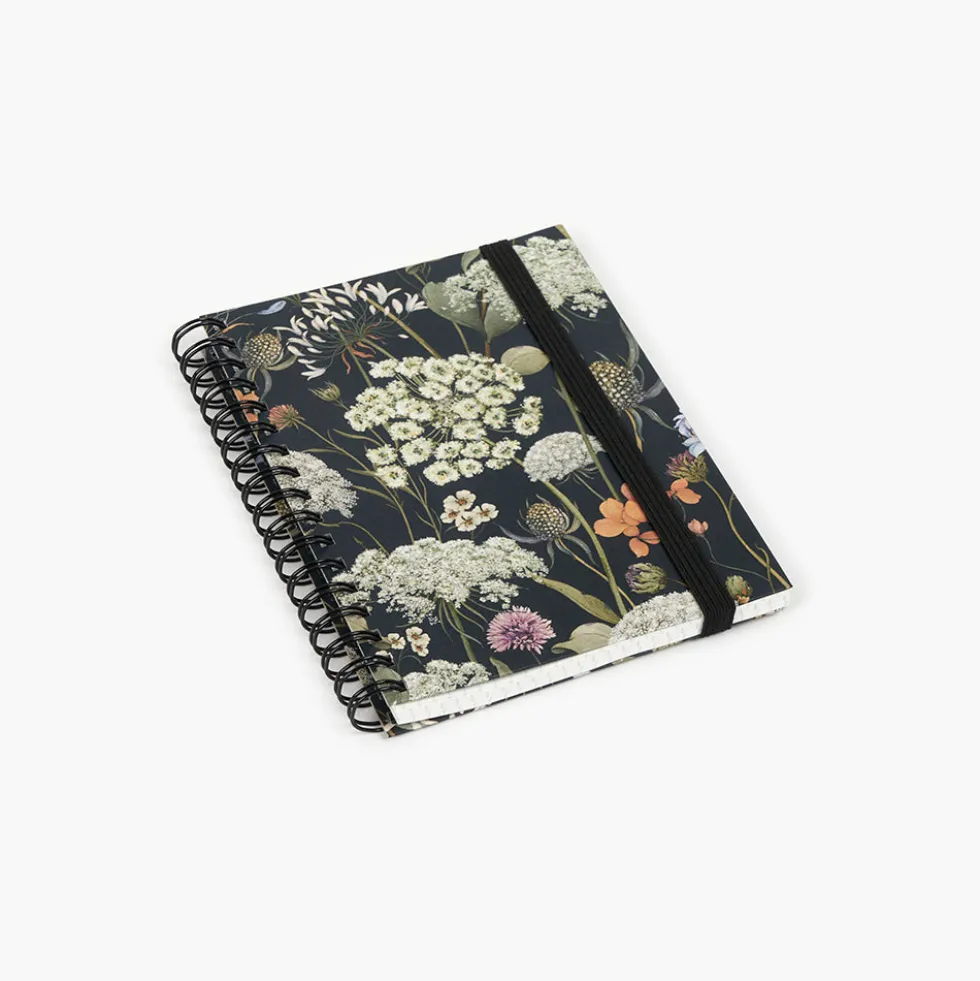Libreta Wyro A6 Tapa Blanda Hojas Cuadrícula - Wild Flowers