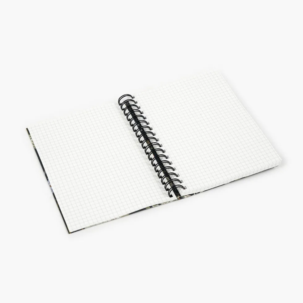 Libreta Wyro A6 Tapa Blanda Hojas Cuadrícula - Wild Flowers