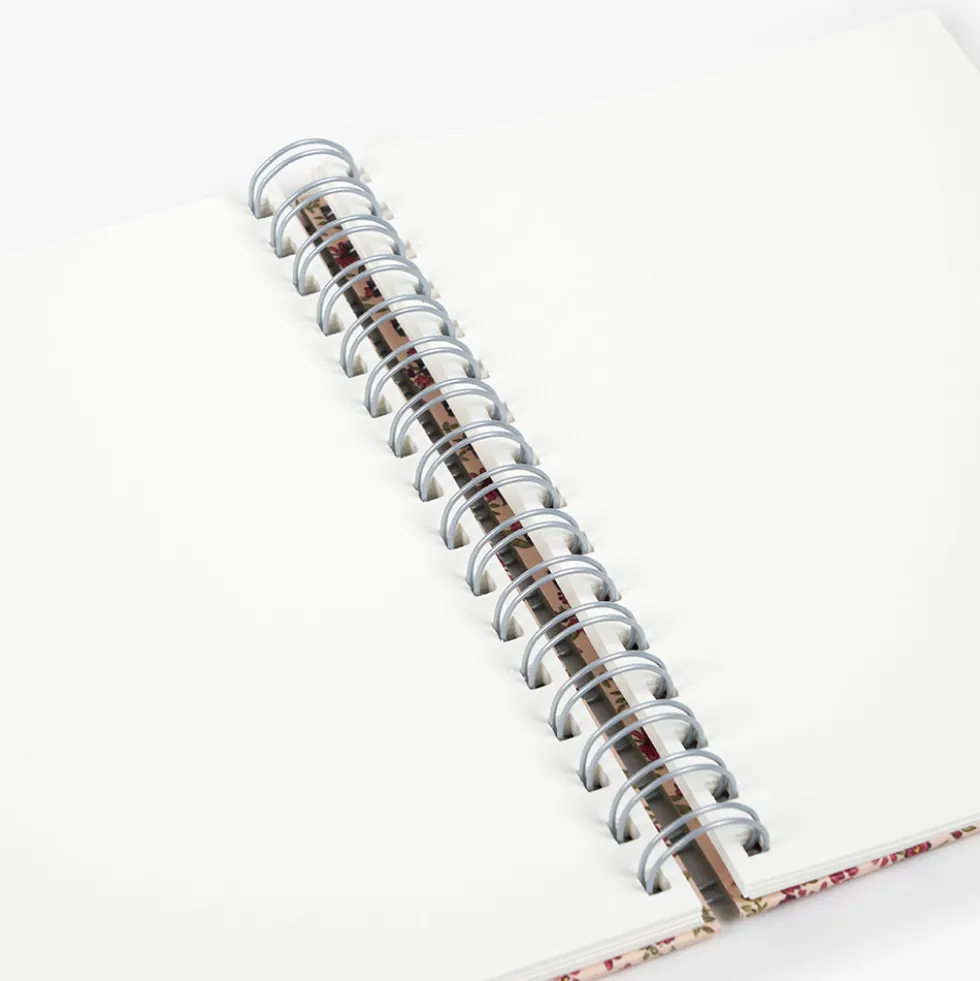 Libreta Wyro A5 Tapa Dura Hojas Lisas Floral Roses