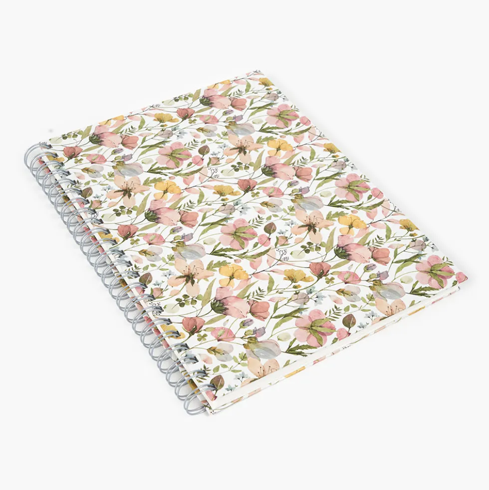 Libreta Wyro A4 Tapa Dura Hojas Lisas - Spring Flowers