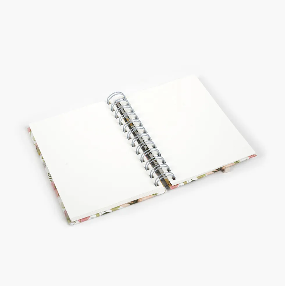 Libreta Wyro A6 Tapa Dura Hojas Lisas Spring Flowers