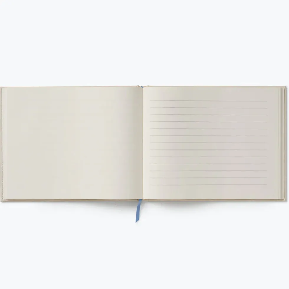 Libro de invitados en tela bordada - Home Sweet Home- Rifle Paper Co