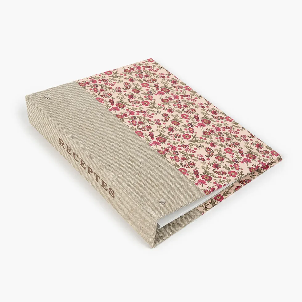 Pack Cocina "Floral Roses" I Planificador Menús + Carpesano Recetas + Recambio interior