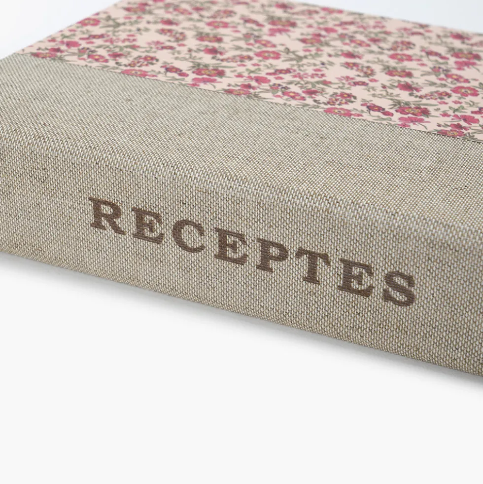Pack Cocina "Floral Roses" I Planificador Menús + Carpesano Recetas + Recambio interior