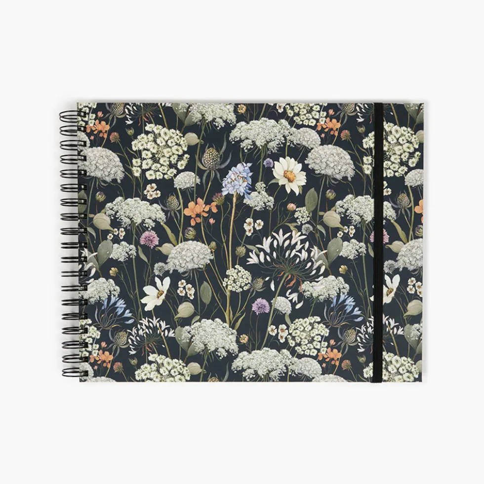 Pack Álbum Wyro Grande + Cuadrados Adhesivos + Caja Desk A5 (Wild Flowers)