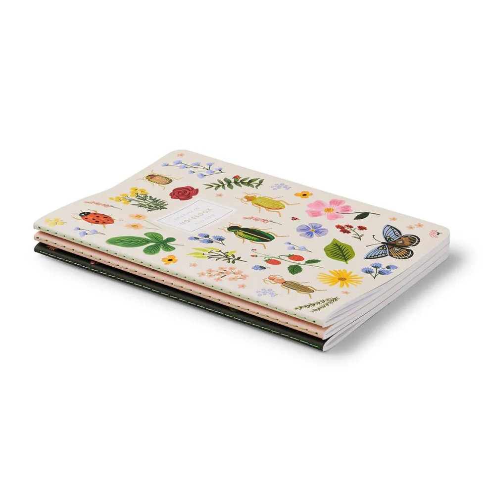 Pack 3 libretas cosidas Curio - Rifle Paper