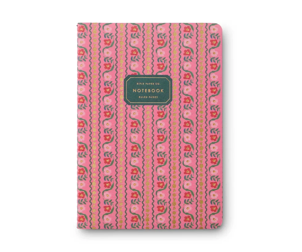 Pack 3 libretas cosidas Dahlia - Rifle Paper co.