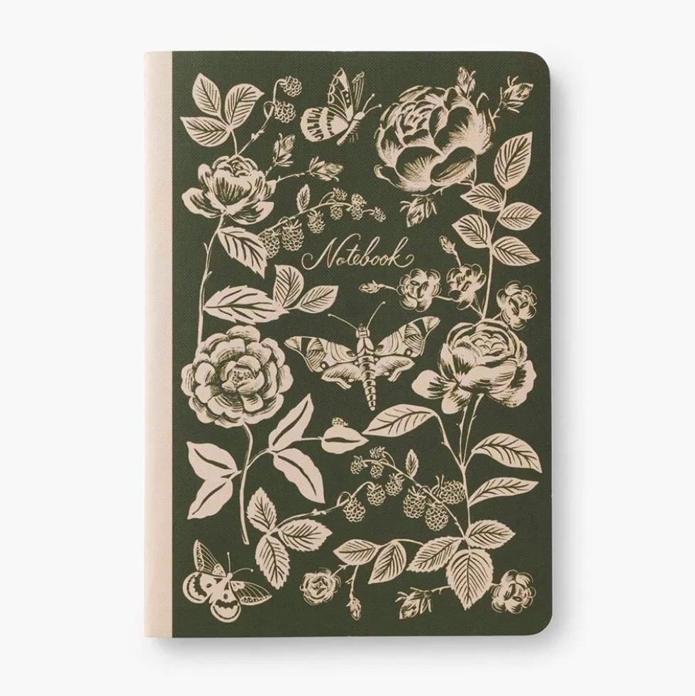 Pack 3 libretas cosidas English Rose - Rifle Paper