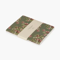 Pack 3 libretas cosidas Flores 25x19cm - Pepa Paper