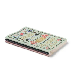 Pack 3 libretas cosidas Jane Auste - Rifle Paper co.