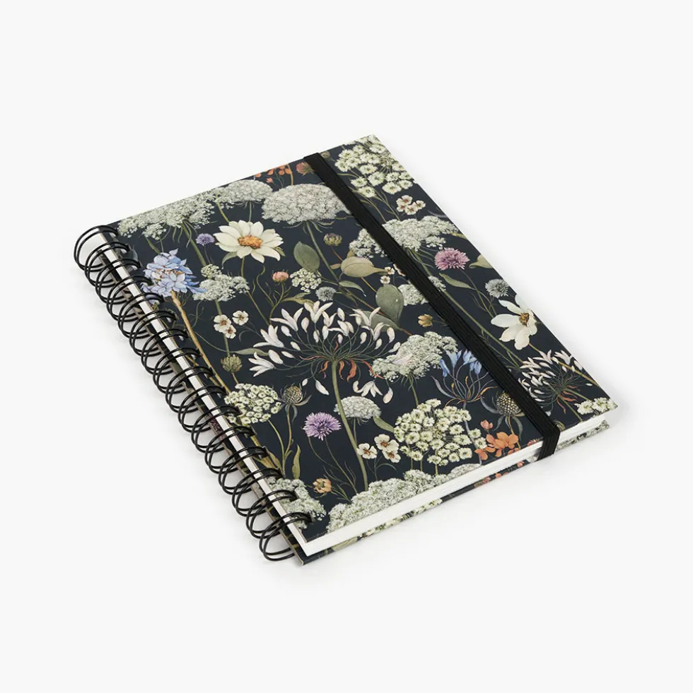 Pack Organización I Libreta + Planificador Semanal + Bloc Notas + Bolígrafo + Portabolígrafos (Wild Flowers)