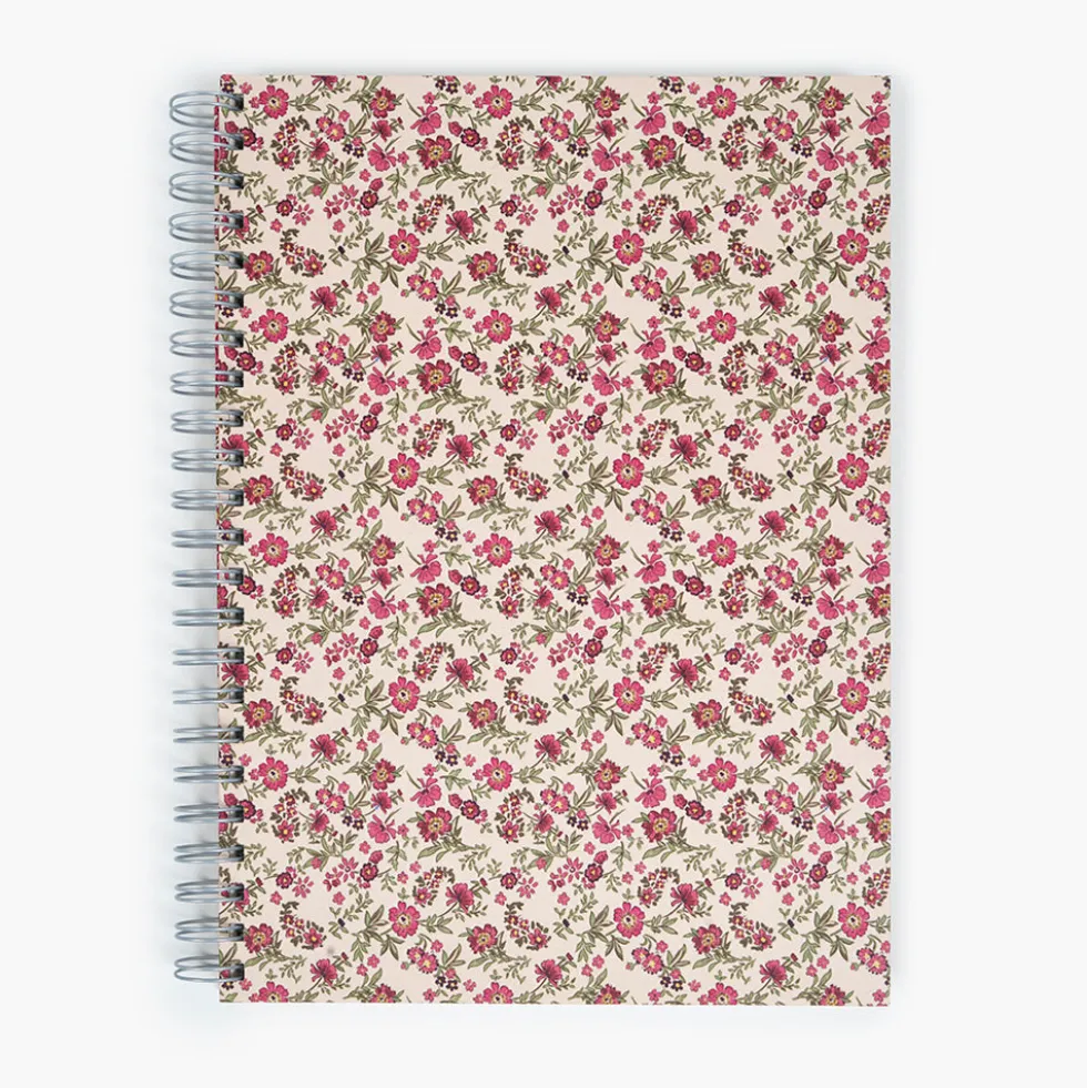 Pack Premium "Floral Roses" I Libreta A4 + Bolígrafo + Cubilete + Bloc Notas