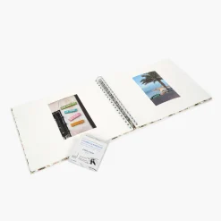 Pack Recuerdos "Spring Flowers" | Álbum Grande + Adhesivos + Caja Desk A5