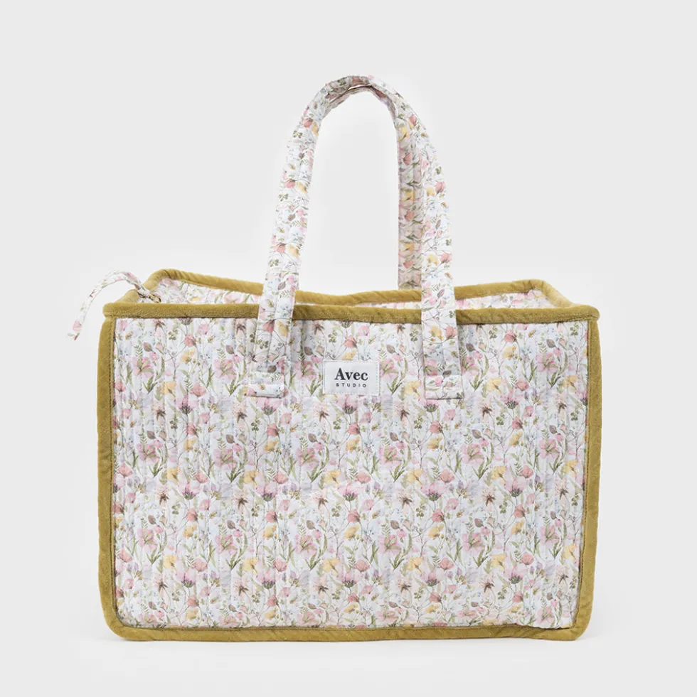 Pack Viaje "Spring Flowers" | Bolsa Viaje + Agenda A6 + Libreta A5 + Bolígrafo
