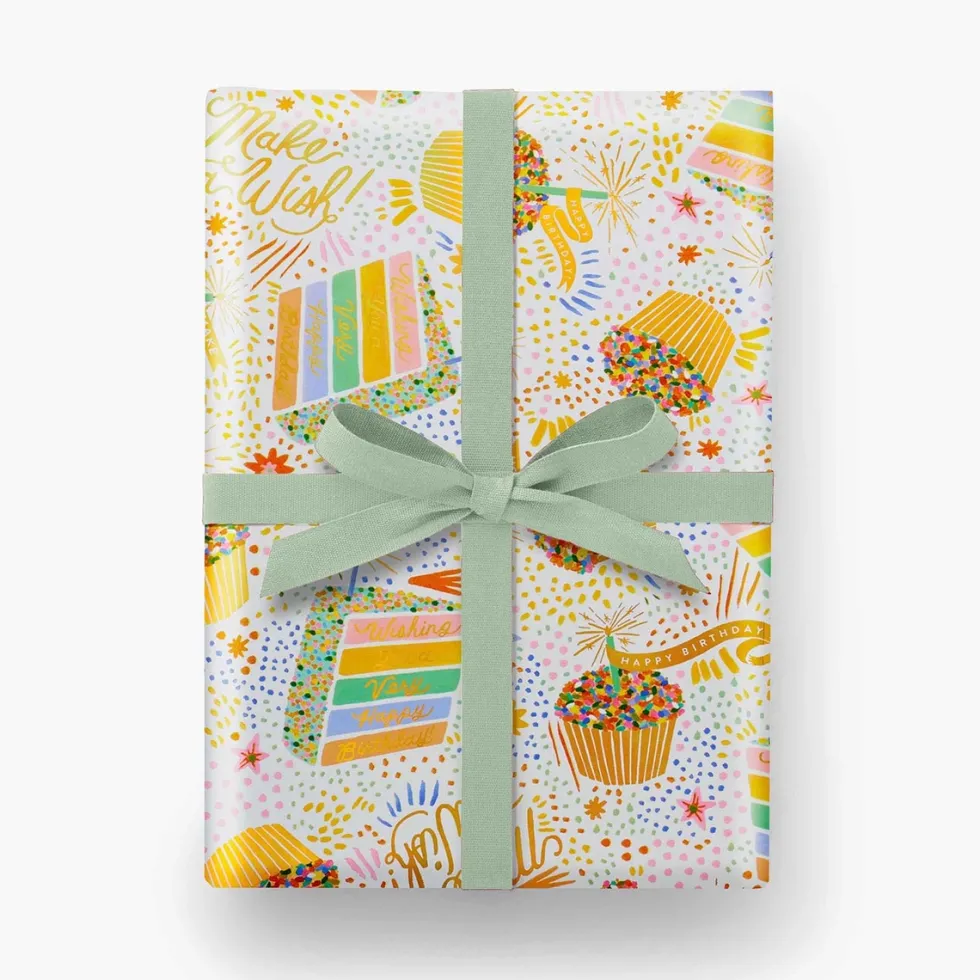 Papel de regalo Birthday Cake - Rifle Paper Co