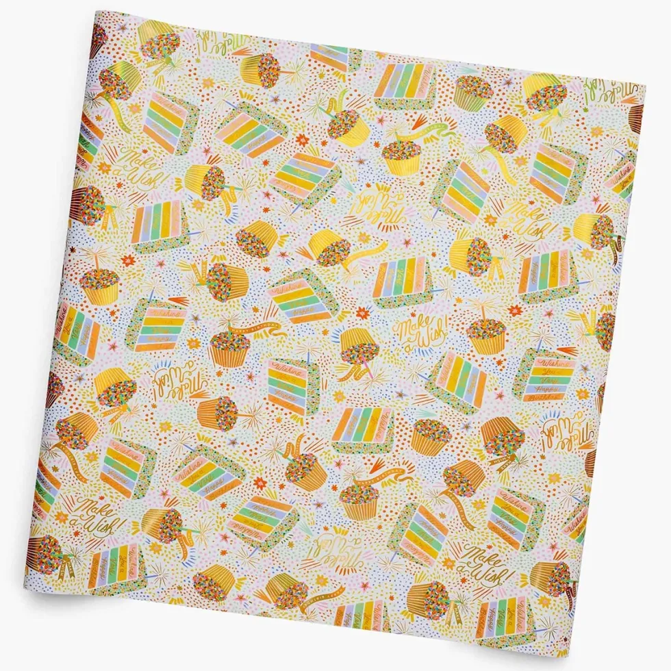 Papel de regalo Birthday Cake - Rifle Paper Co