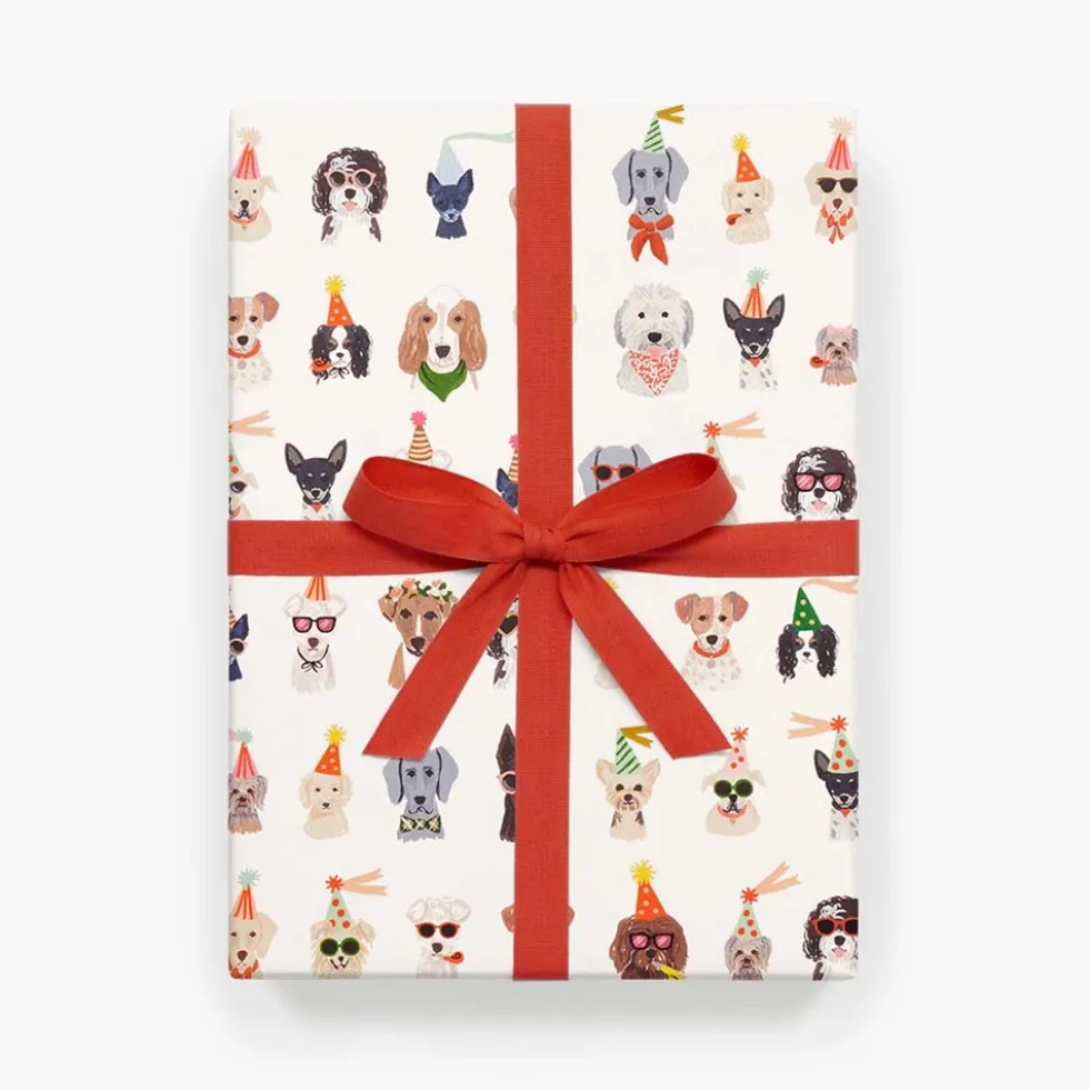 Papel de regalo Party Pups - Rifle Paper