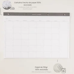 Planificador Mensual · Bloc de notas A3