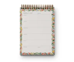 Planificador semanal de escritorio Rosa - Rifle Paper Co