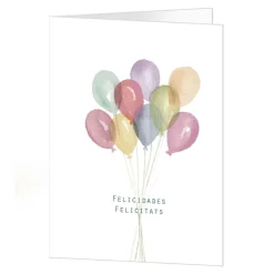 Postal A4 Globos