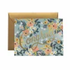 Postal Felicitación Blue Meadows Congrats - Rifle Paper