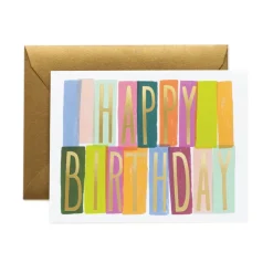 Postal felicitación cumpleaños Mérida Birthday - Rifle Paper Co