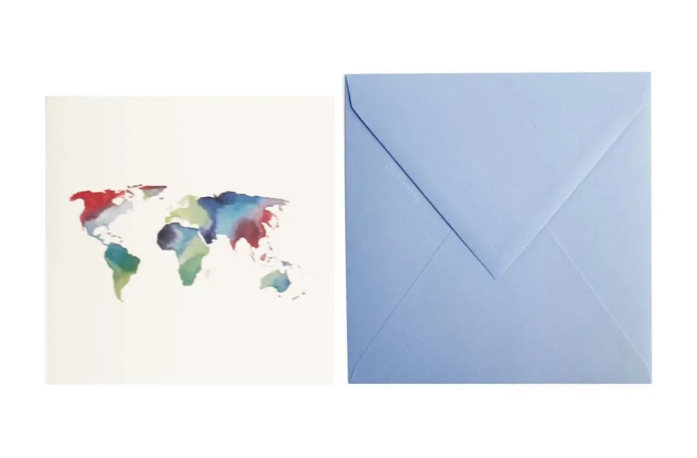 Postal Mapa mundi
