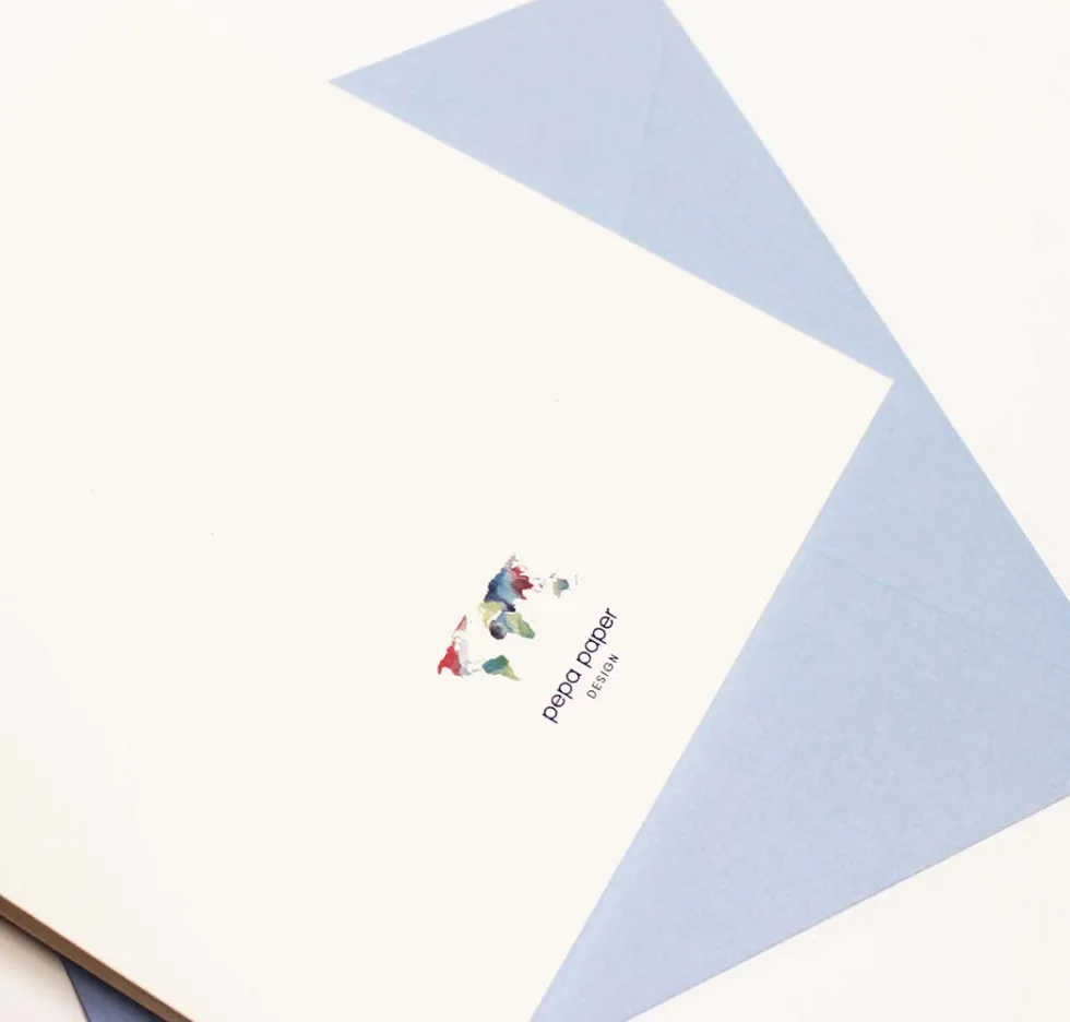 Postal Mapa mundi