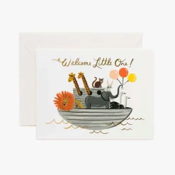 Postal Nacimiento Noahs Ark Card - Rifle Paper