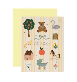 Postal Nacimiento Oh Baby! - Rifle Paper co