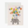 Postal Nacimiento Welcome Elephant Card - Rifle Paper