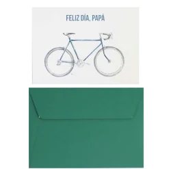 Postal PAPA Bicicleta