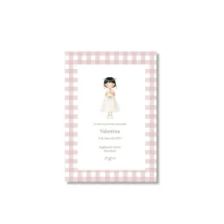Recordatorio de comunión personalizado Vichy (Packs 12-60)