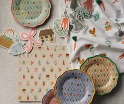 Set de 4 Bajoplatos de Corcho Spring Farm -Rifle Paper Co