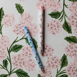 Set de 2 bolígrafos de gel Hydrangea - Rifle Paper co.