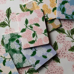 Set de 8 libretas de bolsillo Pink Hydrangea - Rifle Paper