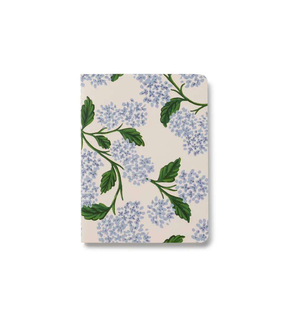 Set de 8 libretas de bolsillo Pink Hydrangea - Rifle Paper