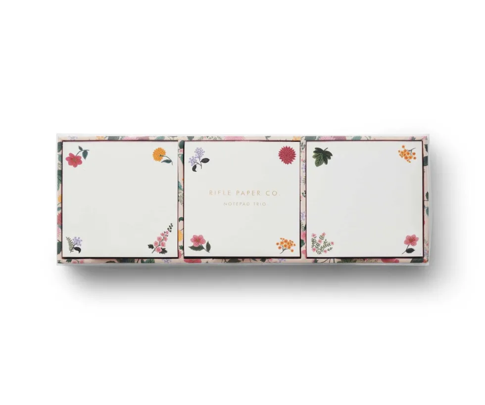 Set de tres blocs de notas Dahlia - Rifle Paper Co