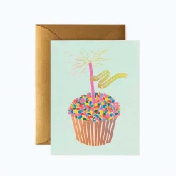 Tarjeta felicitación cumpleaños Cupcakes Birthday - Rifle Paper
