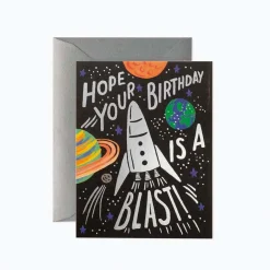 Tarjeta felicitación cumpleaños infantil Birthday Blast - Rifle Paper