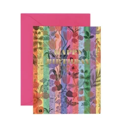 Tarjeta felicitación cumpleaños Kaleidoscope - Rifle Paper