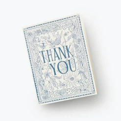 Tarjeta Postal Agradecimiento Delft - Rifle Paper