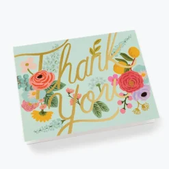 Tarjeta Postal Agradecimiento Mint Garden - Rifle Paper