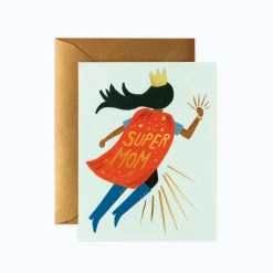 Tarjeta Postal Día de la Madre Soaring Super Mom - Rifle Paper