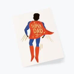 Tarjeta Postal Día del Padre -Soaring Super Dad - Rifle Paper Co