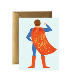 Tarjeta Postal Día del Padre -Super Dad Card - Rifle Paper Co