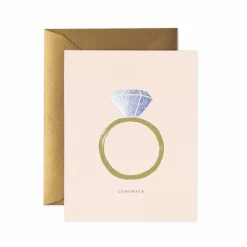 Tarjeta Postal Felicitación Boda Congrats Engagement - Rifle Paper