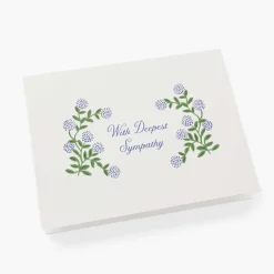 Tarjeta Postal Hydrangea Sympathy - Rifle Paper Co